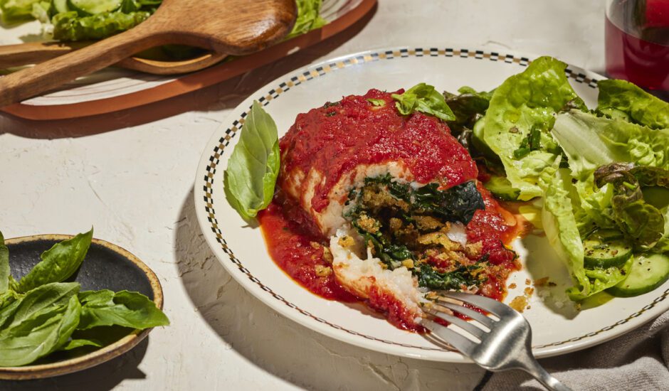 Wild Alaska Sole Braciole recipe image plated