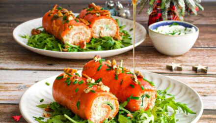 Alaska Salmon Mini Yule Logs