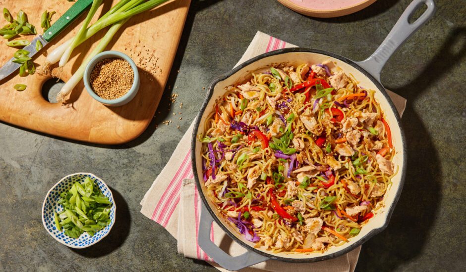 Alaska Pink Salmon Yakisoba