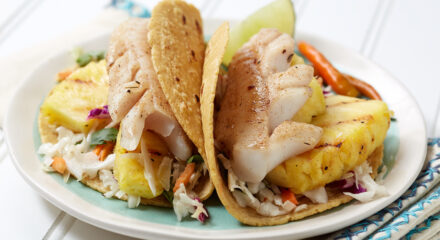 Alaska Pollock Jerk Tacos