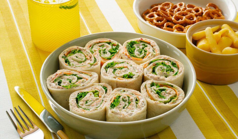 Salmon Dip Pinwheels
