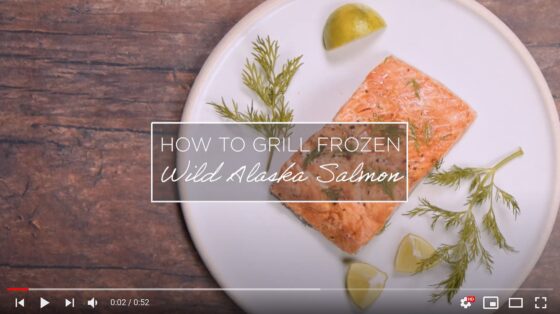 How to Grill Frozen Alaska Salmon 1
