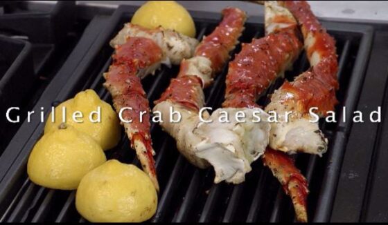 Chef John Ash Presents Grilled Alaska Crab Caesar Salad