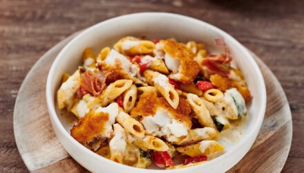 Easy One-Pot Pacific Sole (Flounder) Pasta