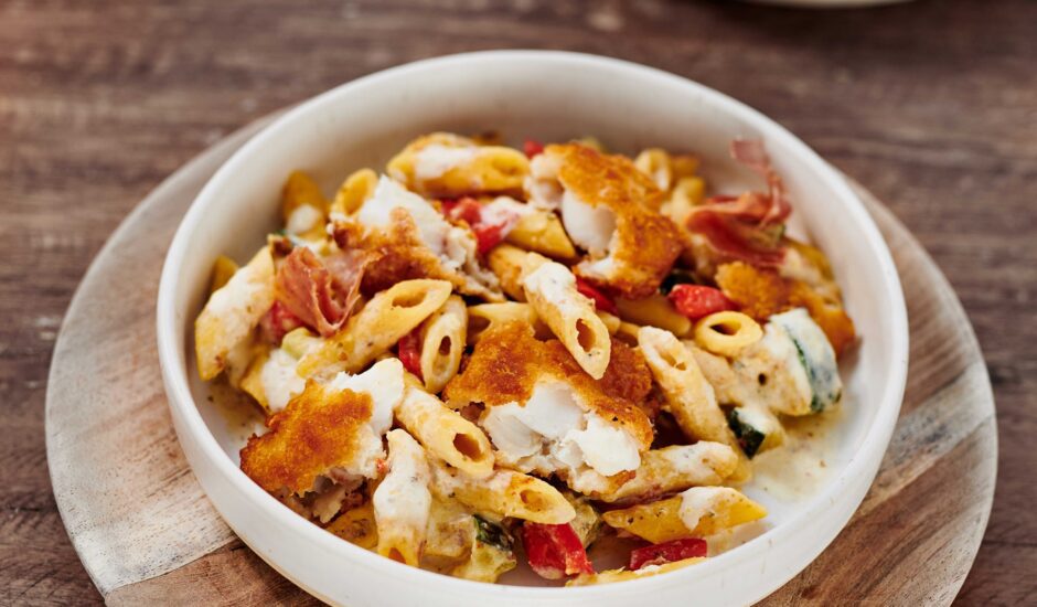 Easy One-Pot Pacific Sole (Flounder) Pasta