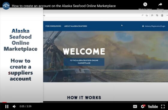 How to get listed on the Alaska Seafood Online Marketplace
