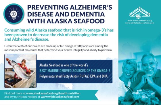 Alaska Seafood for Health During Pregnancy Nutrition Facts Postcard 7