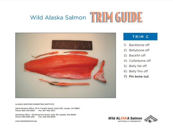 Wild Alaska Salmon Trim Guide - Trim C